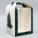 Folding box for a small cake "Christmas tree", 15 x 15 x 18 cm, new year