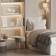 Carter stool, 350 × 350 × 470 mm, book, beige color