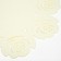 SALFT LELDER DOLE "FLOWERS" Beige color, D 30 cm, 100% p/e, felt