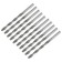 Tundra metal drill, HSS, cylindrical shank, 4.5 x 80 mm, 10 pcs.