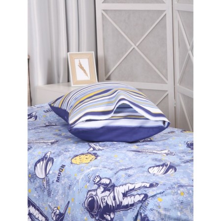 Bed linen 1.5 joint venture Astronaut, size 150x215 cm, 145x210 cm, 50x70 cm-3