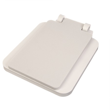Silent toilet seat, 38 × 50 cm, with a square lid, polystyrene foam-7