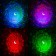 Light device "Star sky" 5 cm, laser, speaker, remote control, glow of multi, 5 V