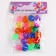 Crystals are plastic decorative, set 25 pcs., Size 1 pc. - 3 × 2.2 cm, color mix