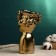 Kashpo - VAZ "Boy with a wreath" Golden, 23x10x12cm