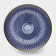 Glass Latifa glass plate, d = 33 cm, purple color