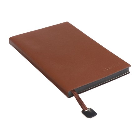 The diary is low, the A6+format, 116 sheets, cage, brown light, tonov cut-3