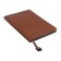 The diary is low, the A6+format, 116 sheets, cage, brown light, tonov cut