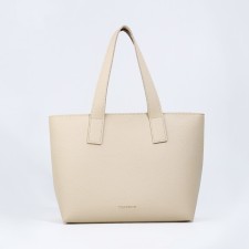 Female bag Textura, chover, large size, beige color