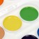 Watercolor 16 colors, "gamma" "cartoons", without a brush, in a plastic box