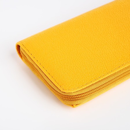 Women's wallet with lightning, yellow color-2