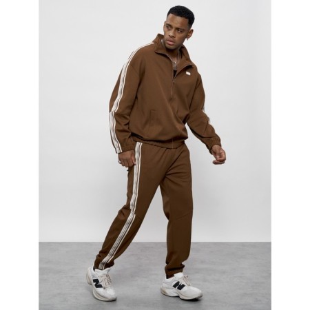 Sports suit men's, size 52, brown color-2