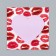 Magnet with a block "kisses" 10.5x10.5 cm