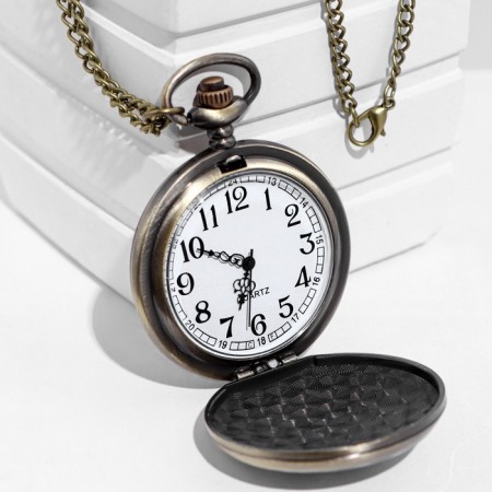 Pocket clock "Flower", quartz, d dial - 3.5 cm-5