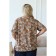 Female blouse, size 58, beige color