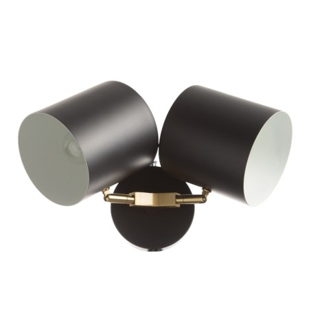 Sconces "Azurit" 2he27 40w Black 11x12x36cm-4