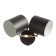 Sconces "Azurit" 2he27 40w Black 11x12x36cm