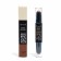 Cont around the face for a double: Contour and highlighter