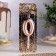 Candle in the Cake "European", number "0", 6 cm, pink gold