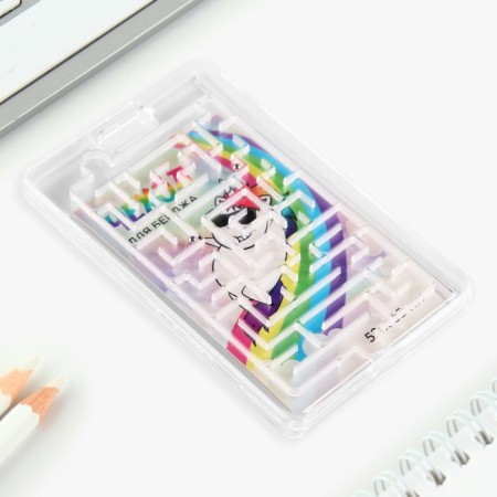Baiga cover, pass with the game "Unicorn". 6.5 x 10.7 cm-2