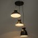Lamp Bayerlux "Varmo" 3he27 40W black 41x41x25-125cm