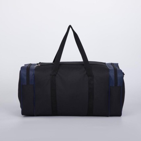 Sports bag with lightning, 3 outer pockets, blue color-1