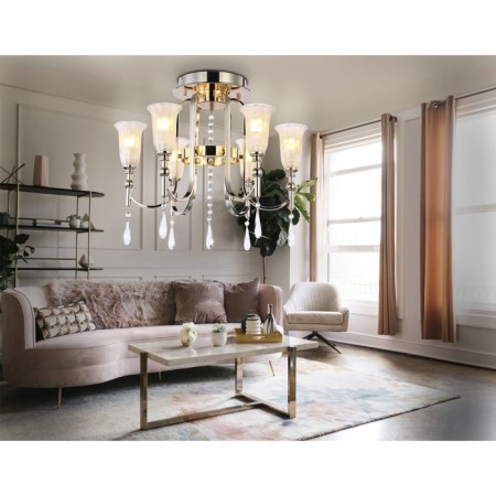 Crystal chandelier with crystal Ambrella Light, Traditional, TR3244, 6HE14, Color Gold-2