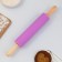 Rockbrush "Magic wand", 31 x 4 cm, silicone, wood, purple color