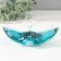 Suvenir Glass "Skat with points" under Murano glass 13.5x13.8x4 cm