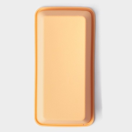 Baking uniform “Bread”, silicone, 22 × 11 cm, intra -size 20.7 × 10 cm, peach color-3