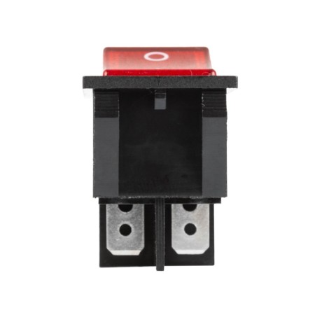 Klavichny switch 250V 25A (4C) On -OFF red with backlight (RWB-502) Rexant-5