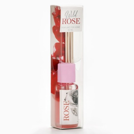 Диффузор ароматический «Wild rose», аромат роза, 30 мл.-6
