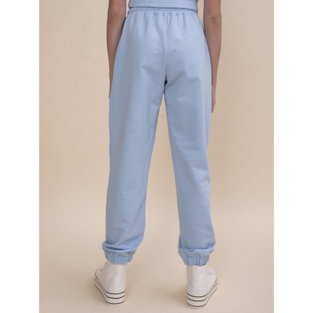 Pants for girls, height 146 cm, blue color-2