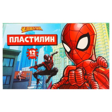 Plasticine 12 -cv 180g spiderman-4