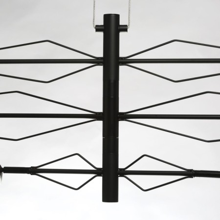 Galexi chandelier, size 110x150x110 cm, 36W 6xled-12