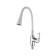 Fashun A4253+B13 kitchen mixer, single -leaf, flexible spout, brass, white