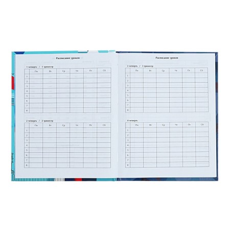 Universal Dodevink 1-11 Grade "Diary of a Russian schoolboy", 48 sheets, a solid cover, glossy lamination, liesa, an offset unit-8