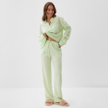 Пижама женская (рубашка и брюки) KAFTAN Lime series р. 44-46-8