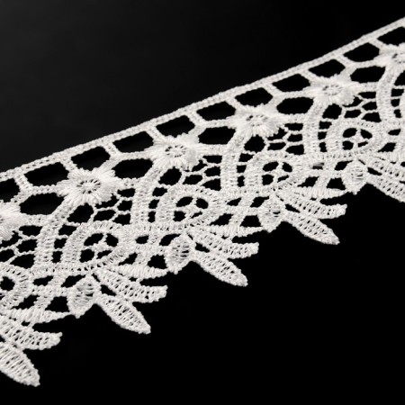 Hypure lace, 65 mm × 9 ± 0.5 m, white color-1