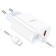 Network charger Hoco C97A, USB, Type-C, 20 W, Type-C-Lightning, 1 m, white