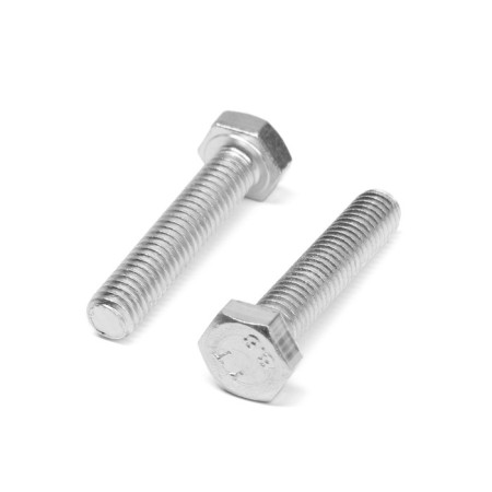 Bolt Stroybat, with a hexagonal head, galvanized, Din933, M6x30 mm, 6 pcs-3