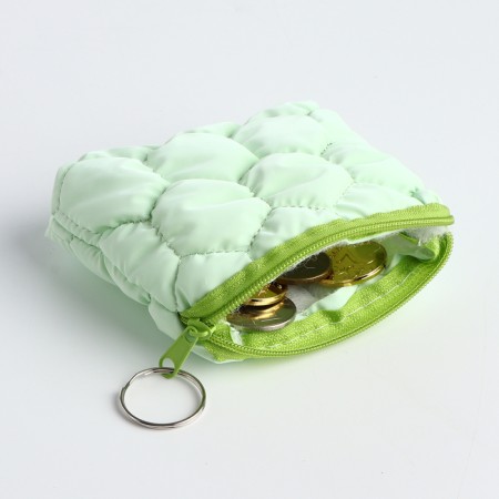 Women's wallet with lightning, green color-3