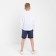 Shirt for a boy minku color white, height 122 cm