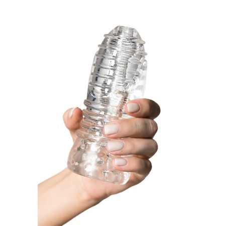 Masturbator Unrealistic Lingam byfa Savitri, TPE, Transparent, 14 cm-6