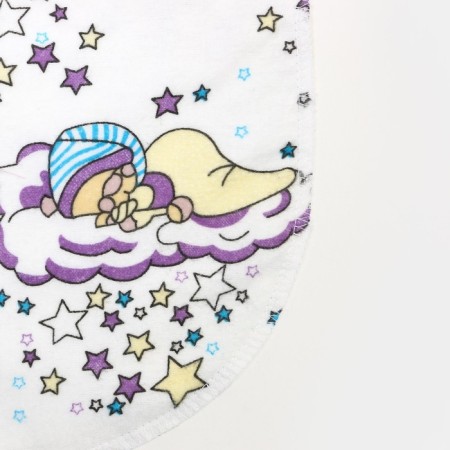 The diaper-coconut bear on the moon, flannel 170 g/m, cotton 100%, height 62-4