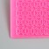 Plastic stamp "Square of triangles" 12.8x7.5 cm