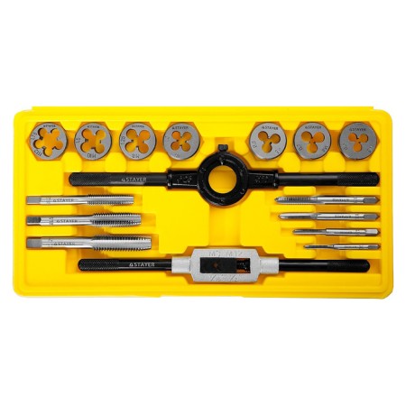 Set of taps and dies Stayer Master, taps 7 pcs, dies 7 pcs, 16 items