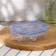Glass Lockie & Lock Food, with a lid, 600 ml, blue color