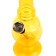 Bong, H-15 cm, "drop", acrylic, yellow