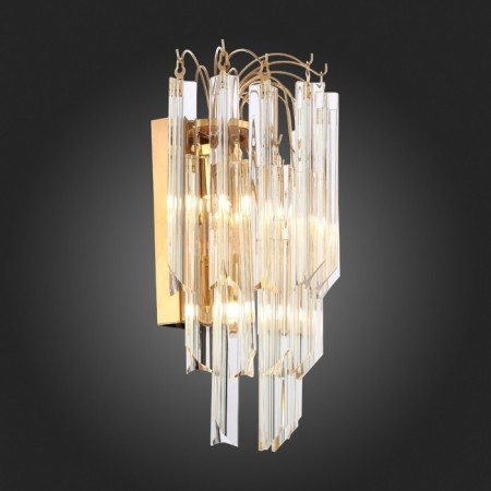 Sconces st. SL386.201.03. OSOLETO. 3x5 watts, G9, 26.5x44 cm, golden color-13